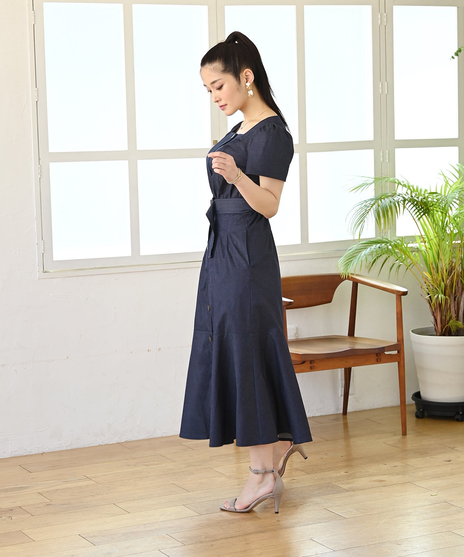 マーメイドデニムワンピース – ワンピース・ドレス – HEART CLOSET  