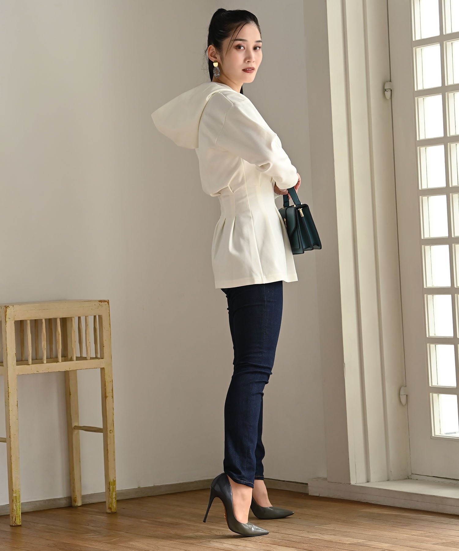 HEART CLOSET タックパーカー　Mサイズ タックパーカー – バストサイズから探す – HEART CLOSET