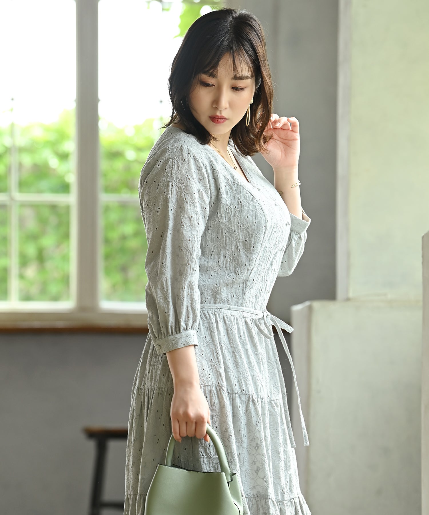 コットンレースワンピース – ワンピース・ドレス – HEART CLOSET