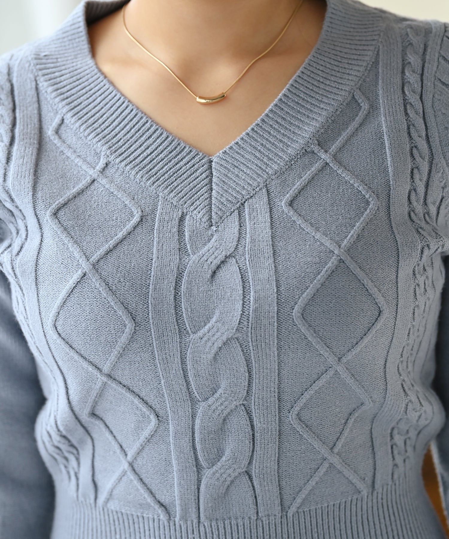 HEARTCLOSET ハートクローゼット ケーブルニットワンピース ケーブルニットワンピース – ワンピース・ドレス – HEART CLOSET