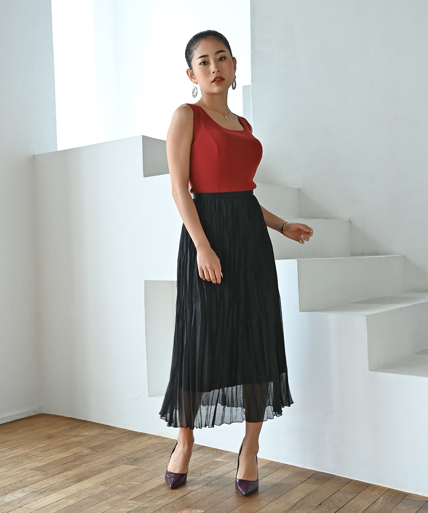 Heart closet 半袖ポロネックリブニットブラックL ハトクロ Heart closet 半袖ポロネックリブニットブラックL ハトクロ