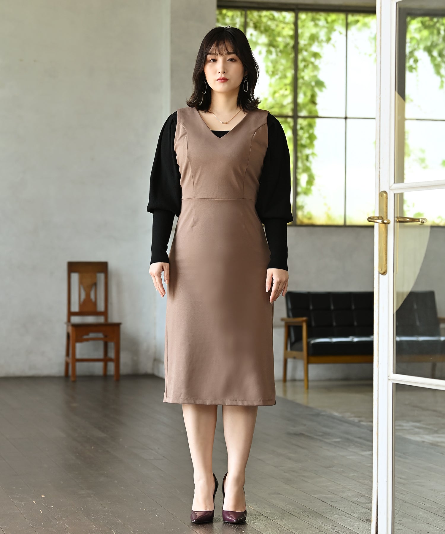 【I AM MARI 】Quilting Padding ビスチェワンピース S・Mサイズ展開あり】マルチWAYビスチェセットワンピース – Bab