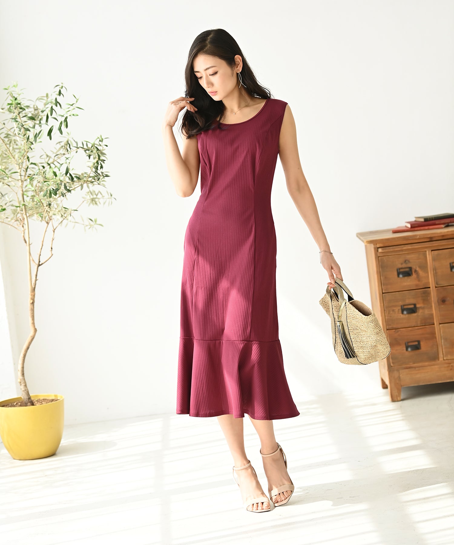 ♡TITE in the store♡ノースリーブマーメイドワンピースパーティー TITE IN THE STORE（ティテ インザ ストア）の「ノースリーブ