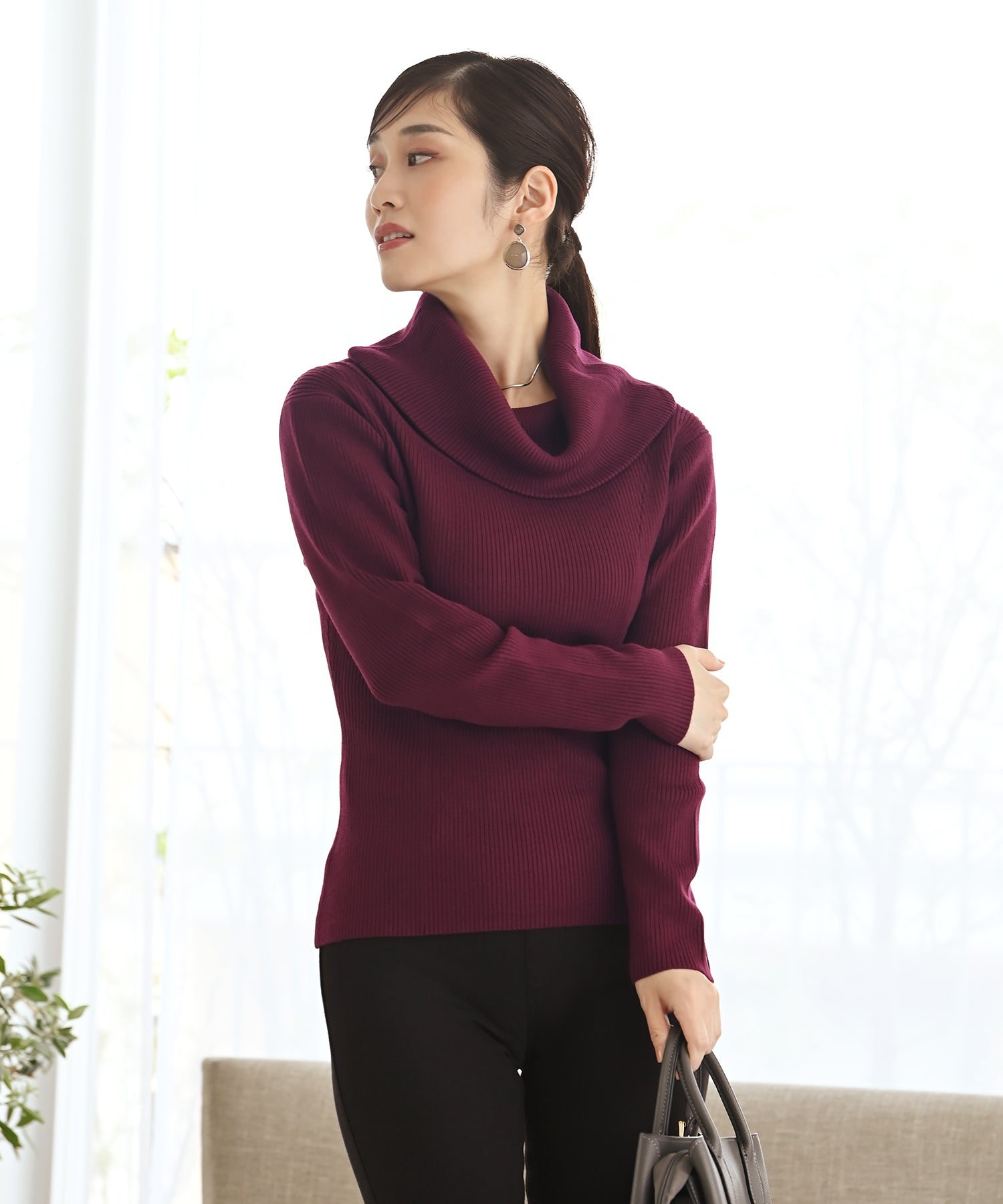 新品未使用 HEART CLOSET オフタートルニット ボルドー M オフタートルニット – バストサイズから探す – HEART CLOSET – ハート