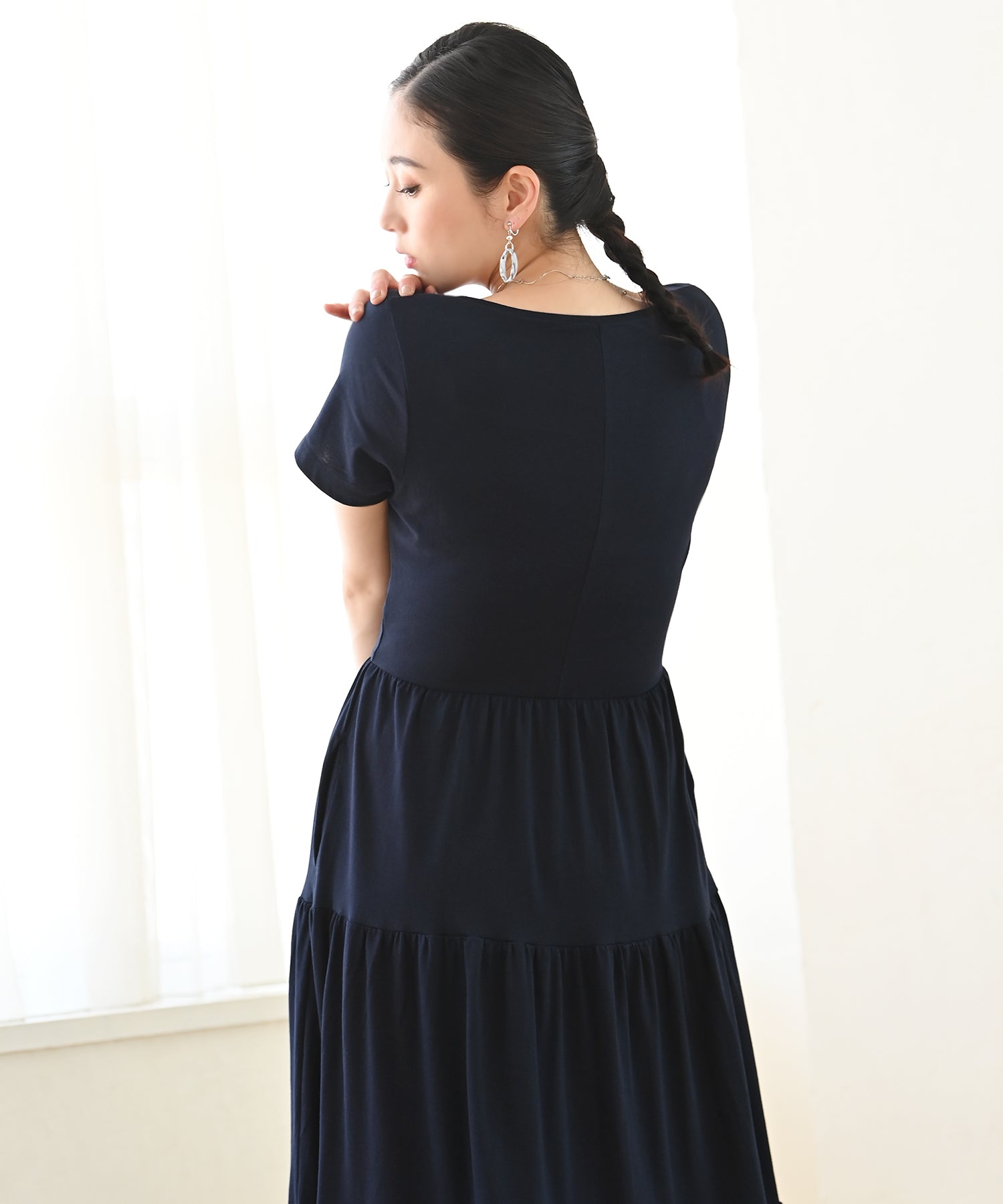 半袖ティアードワンピース – ワンピース・ドレス – HEART CLOSET